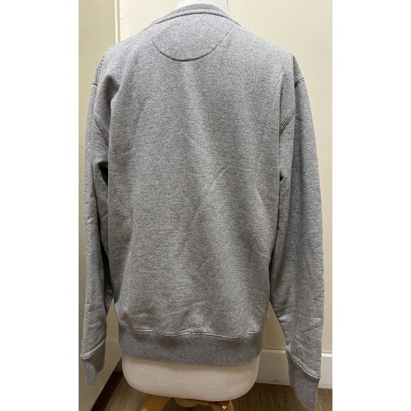 Saturdays Surf NYC Men's Gray Sweatshirt Graphic Mouth Pullover - Size Medium - Picture 4 of 7